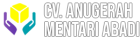 Logo CV Anugerah Mentari Abadi - background transparant with text 260x73 with border