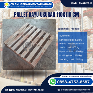 Pallet Kayu Baru & Bekas 110x110 [AMAD1111-K]