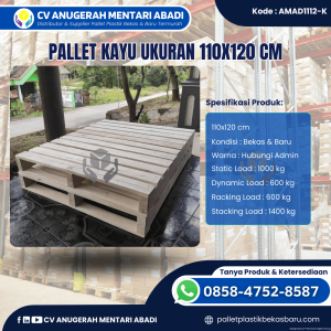 Pallet Kayu Baru & Bekas 110x120 [AMAD1112-K]