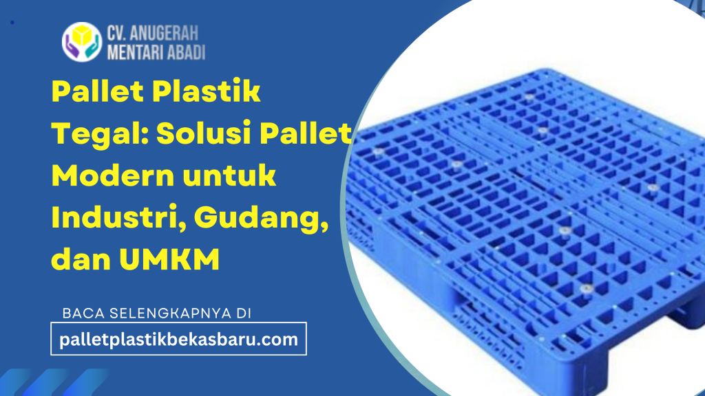 Pallet plastik Tegal merupakan solusi terbaik untuk kebutuhan penyimpanan dan distribusi barang di berbagai sektor industri, pergudangan, dan UMKM. Dibuat dari material plastik berkualitas tinggi, pallet plastik memiliki daya tahan kuat, tidak mudah rusak, tahan air, serta lebih higienis dibanding pallet kayu. Tersedia dalam berbagai ukuran dan kapasitas beban, pallet plastik di Tegal cocok digunakan untuk kebutuhan lokal maupun pengiriman antar kota. Dengan umur pakai yang panjang dan perawatan yang mudah, pallet plastik menjadi pilihan efisien dan ekonomis untuk mendukung kelancaran operasional bisnis Anda.