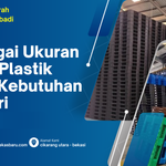 Berbagai ukuran pallet plastik baru dan bekas untuk kebutuhan industri, gudang, logistik, dan distribusi dari CV Anugerah Mentari Abadi.